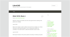 Desktop Screenshot of blog.librecad.org