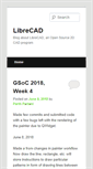 Mobile Screenshot of blog.librecad.org